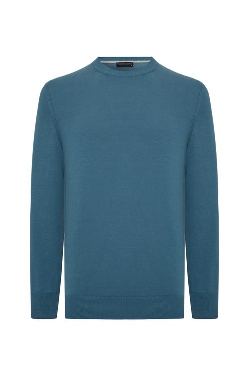  BİSİKLET YAKA UZUN KOLLU KAZAK