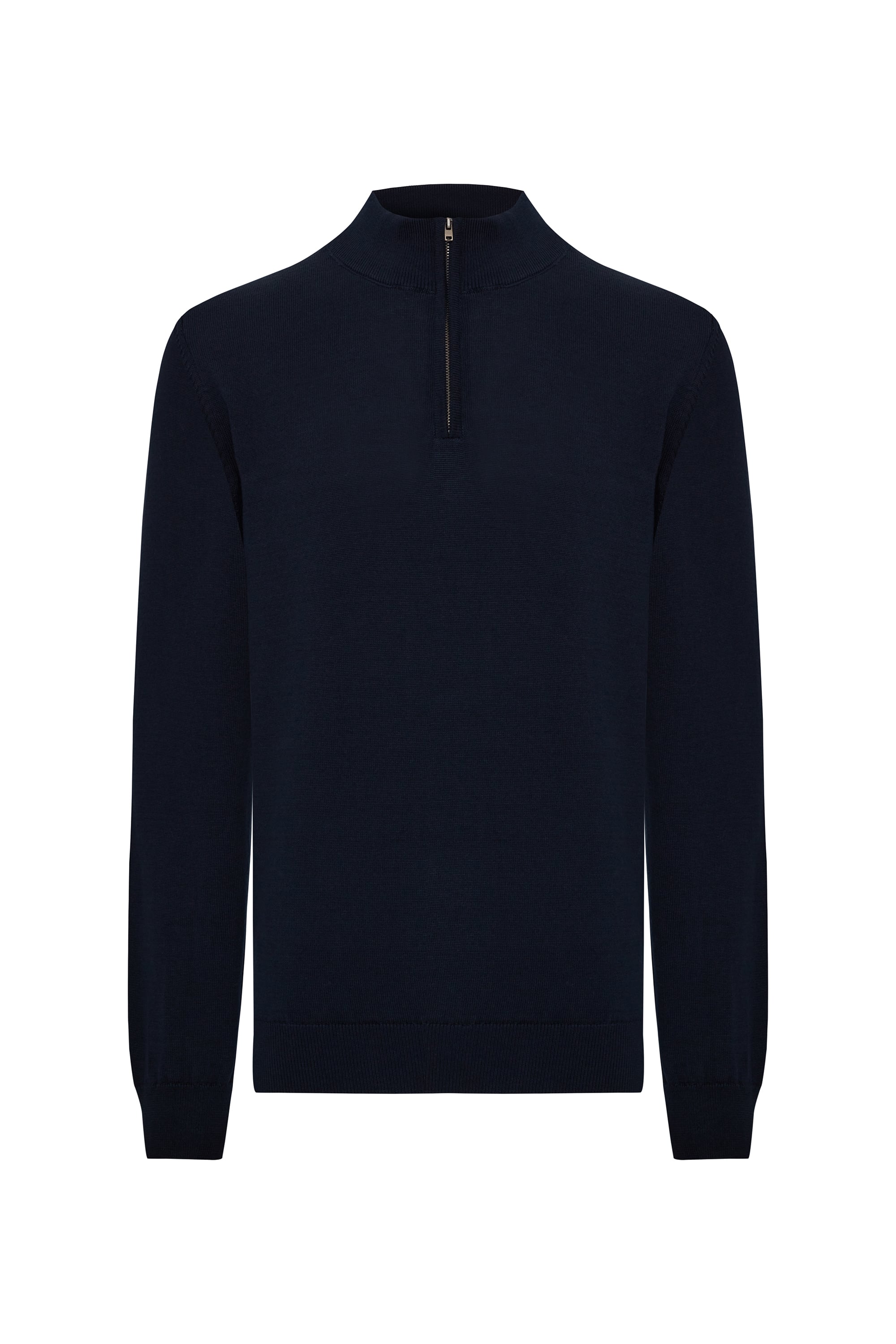 DİK YAKA UZUN KOLLU KAZAK