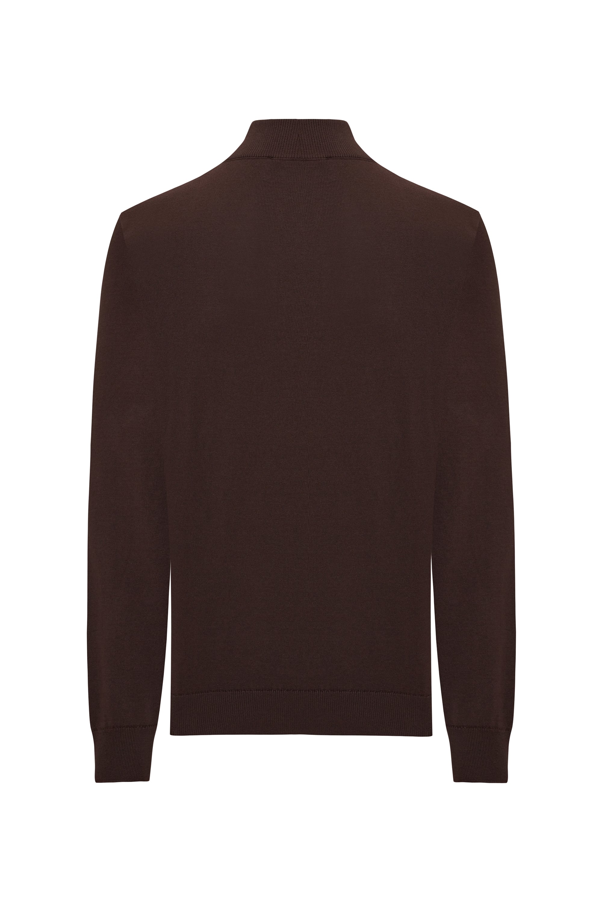 DİK YAKA UZUN KOLLU KAZAK