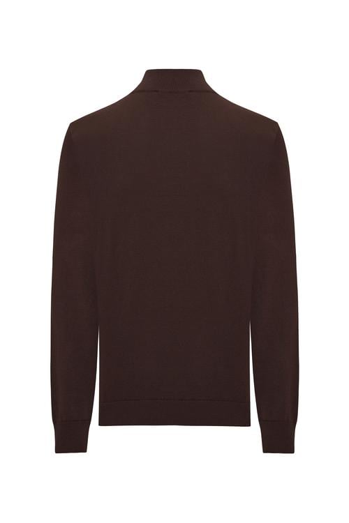  DİK YAKA UZUN KOLLU KAZAK