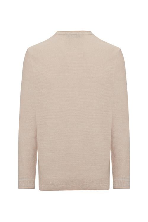  BİSİKLET YAKA MULİNELİ UZUN KOLLU KAZAK