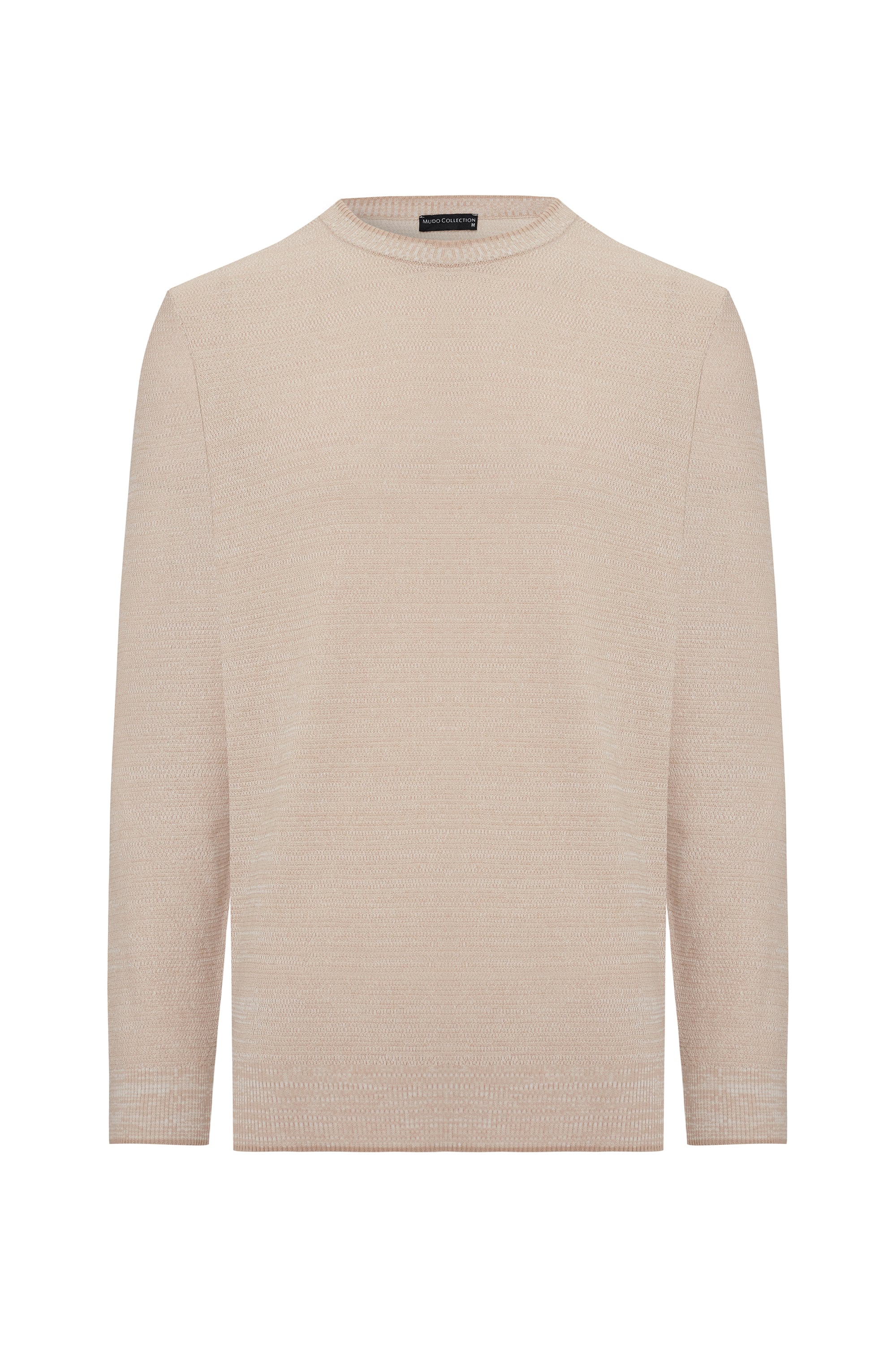 BİSİKLET YAKA MULİNELİ UZUN KOLLU KAZAK