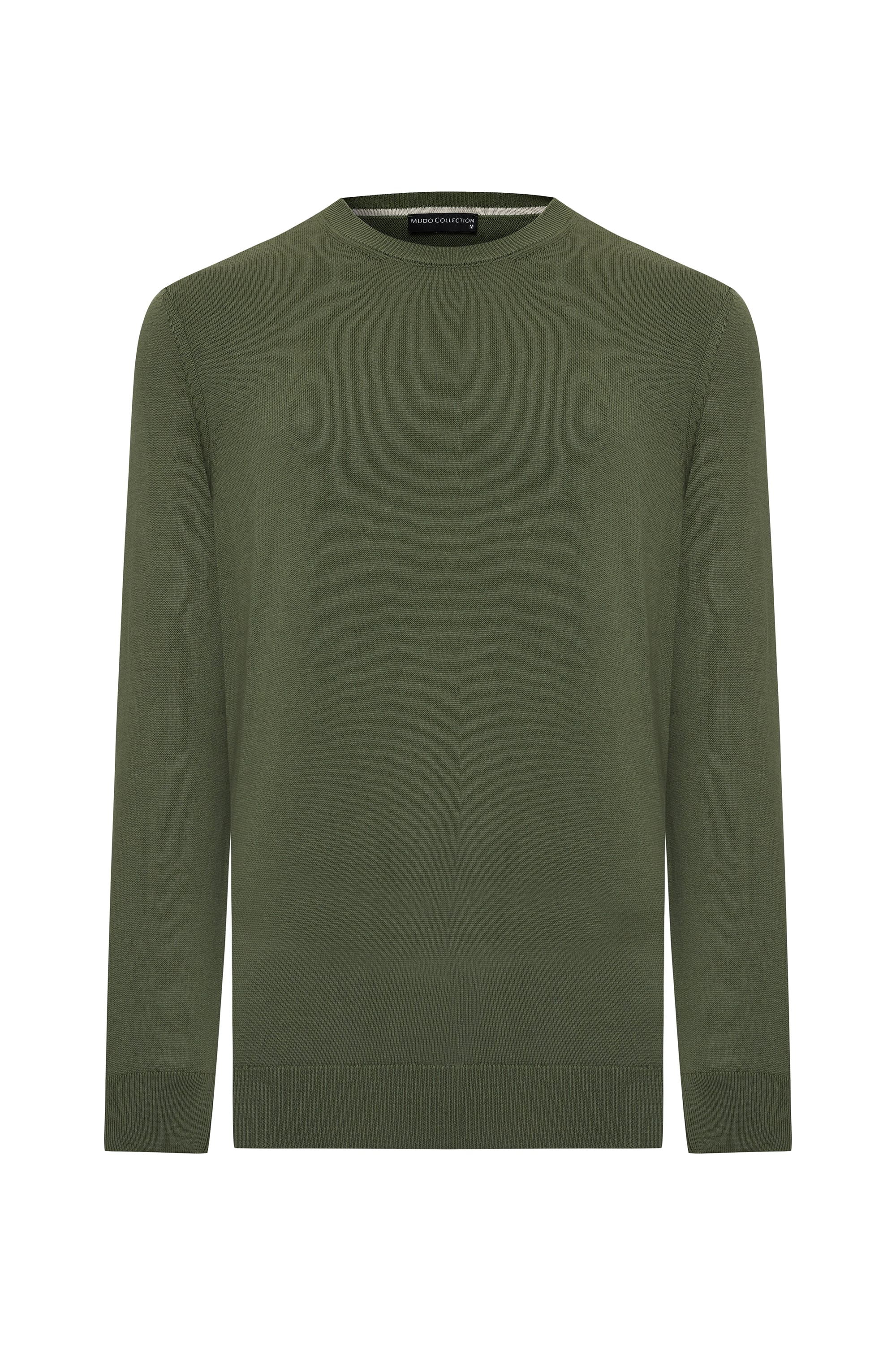 BİSİKLET YAKA UZUN KOLLU KAZAK