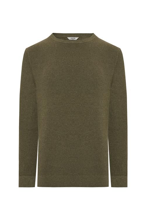 BİSİKLET YAKA TRİKO KAZAK