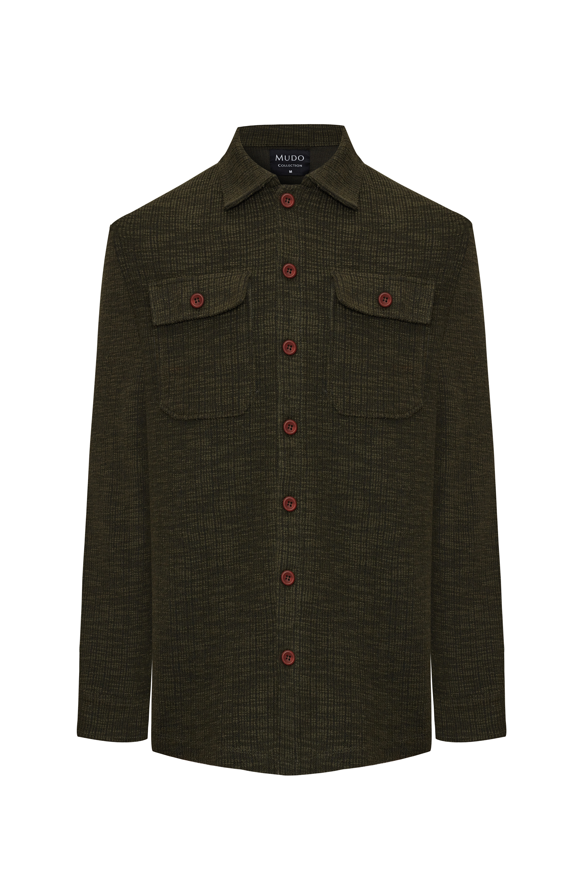 REGULAR FIT TEKSTÜRLÜ GÖMLEK CEKET