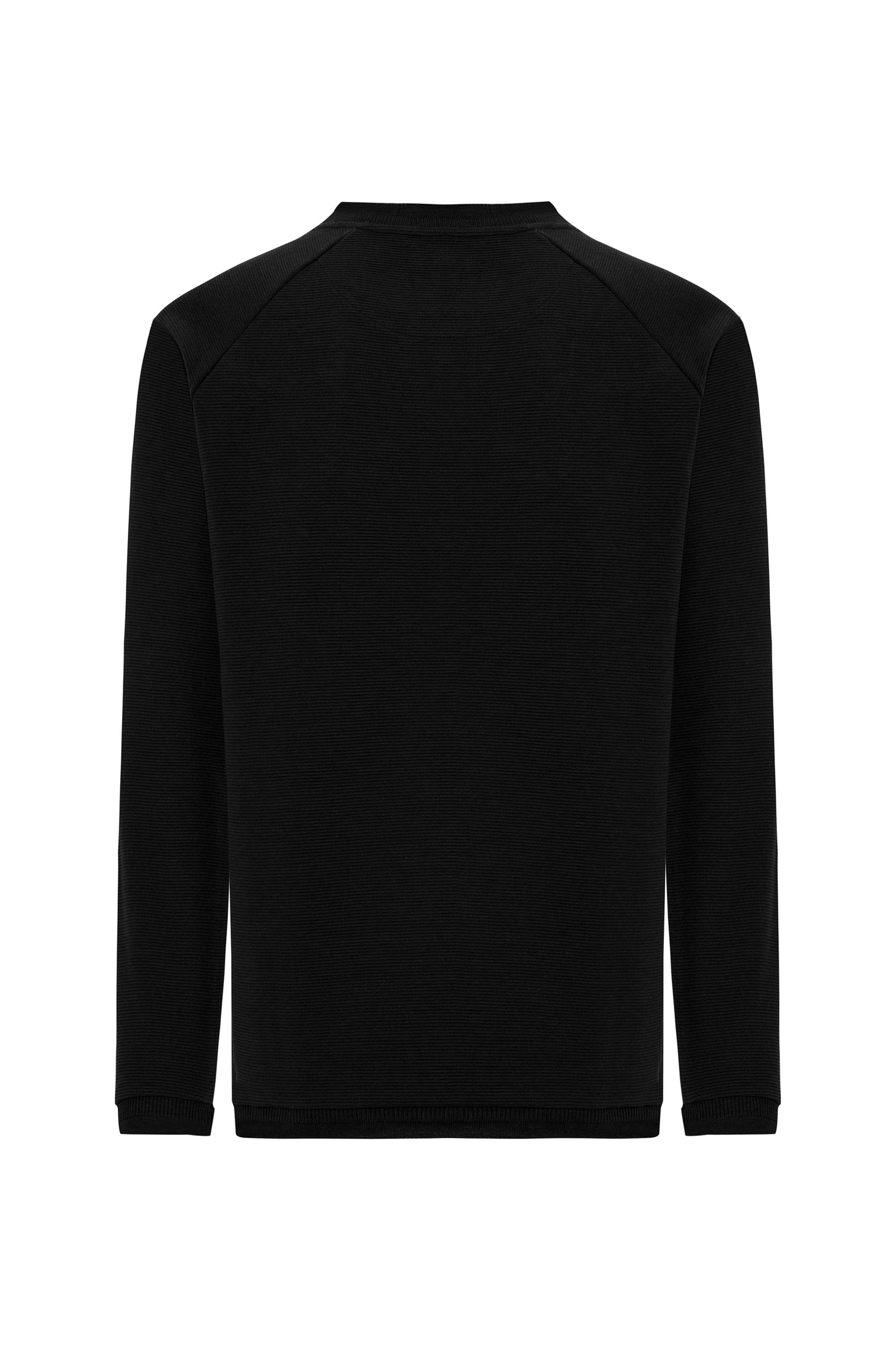 PAMUKLU BİSİKLET YAKA SWEATSHIRT