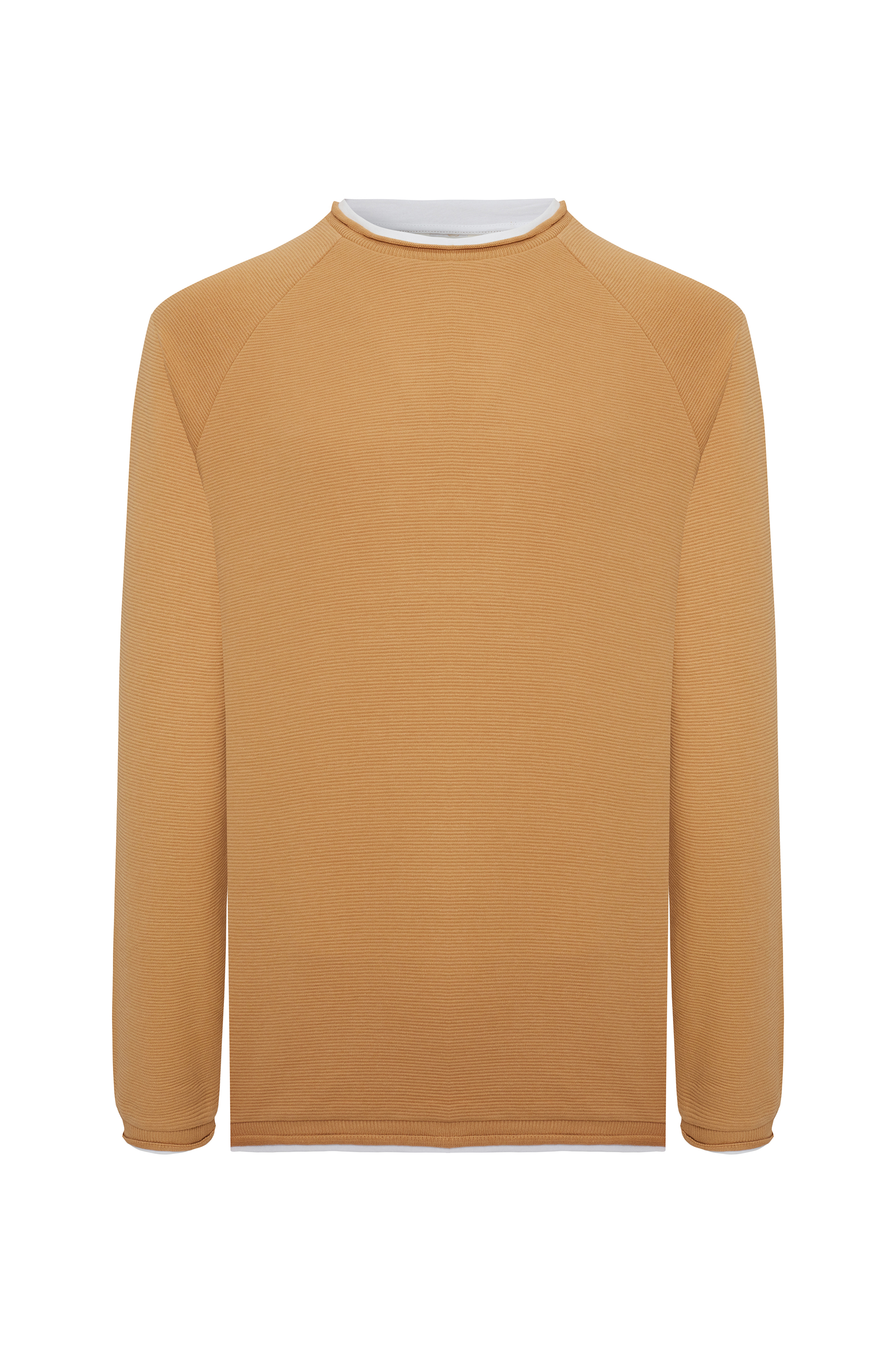 PAMUKLU BİSİKLET YAKA SWEATSHIRT