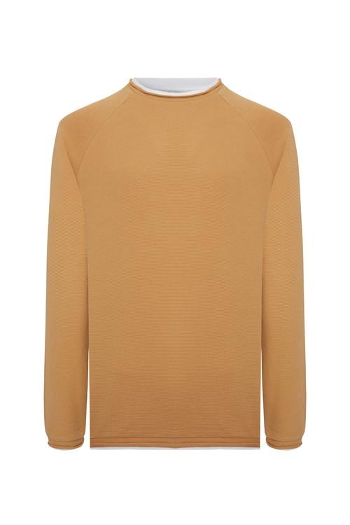  PAMUKLU BİSİKLET YAKA SWEATSHIRT