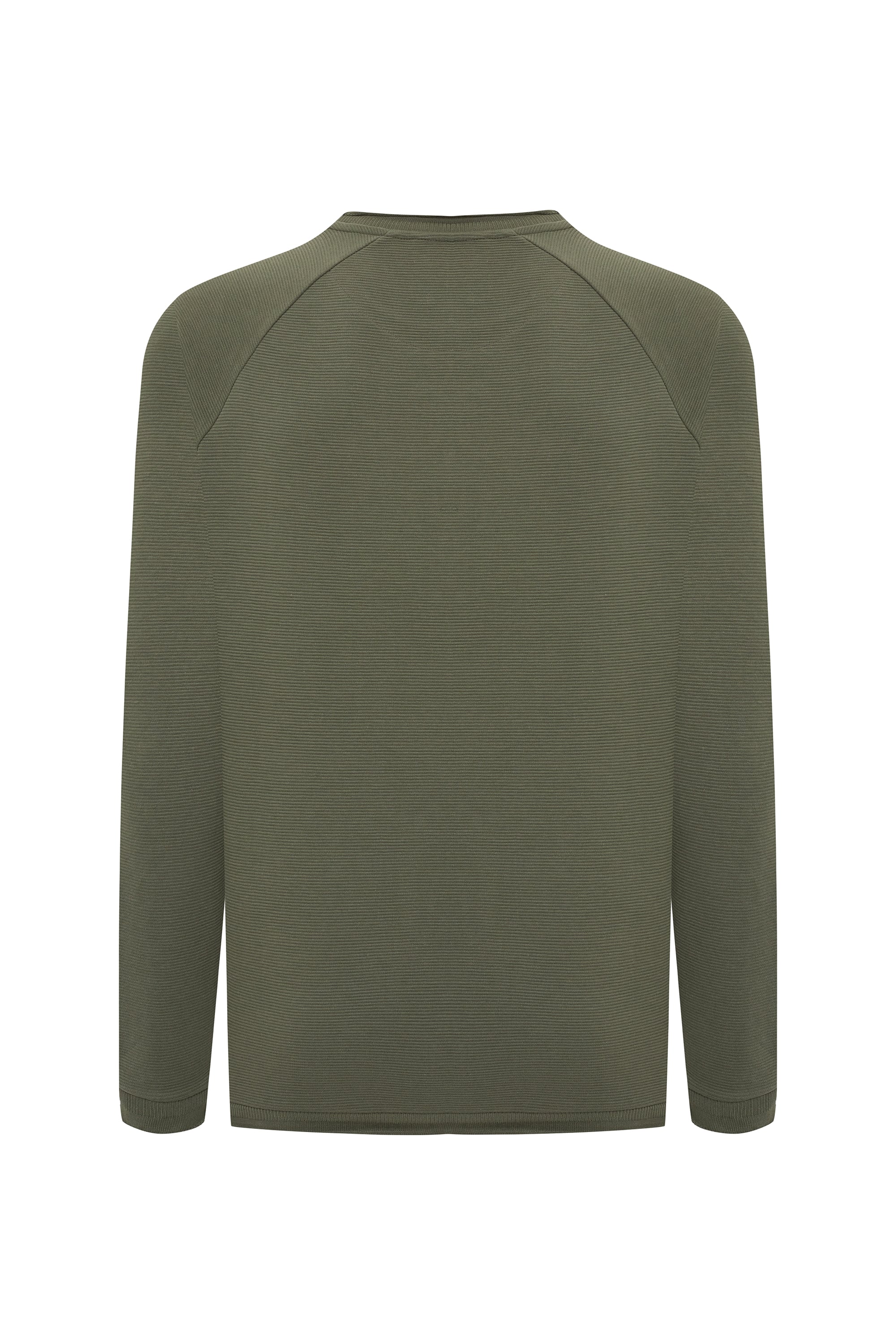 PAMUKLU BİSİKLET YAKA SWEATSHIRT