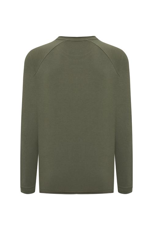  PAMUKLU BİSİKLET YAKA SWEATSHIRT