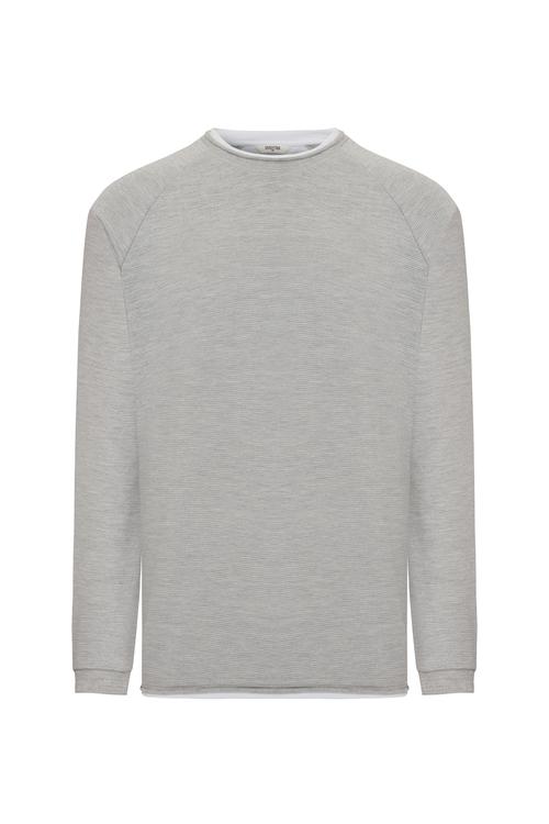  PAMUKLU BİSİKLET YAKA SWEATSHIRT