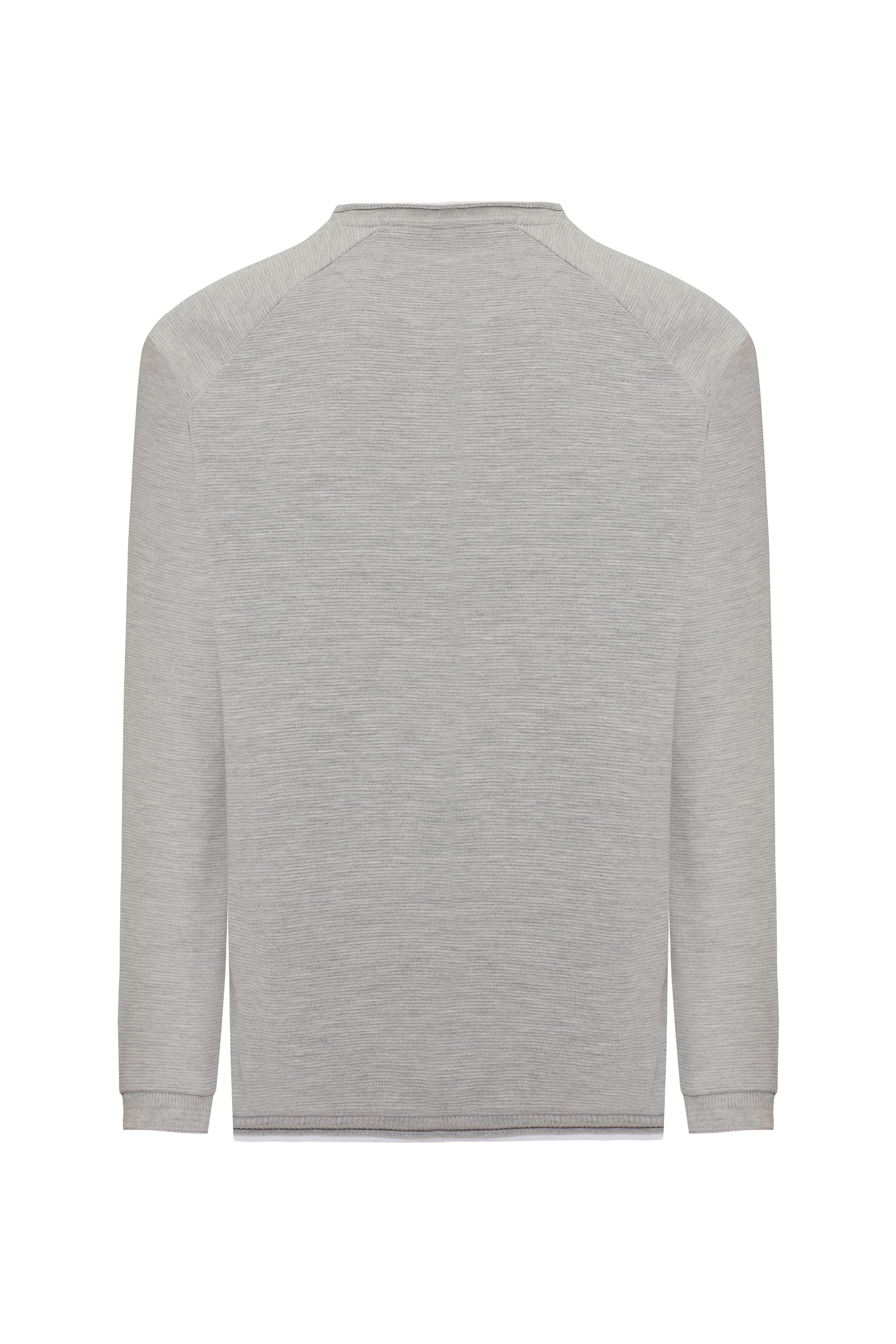 PAMUKLU BİSİKLET YAKA SWEATSHIRT