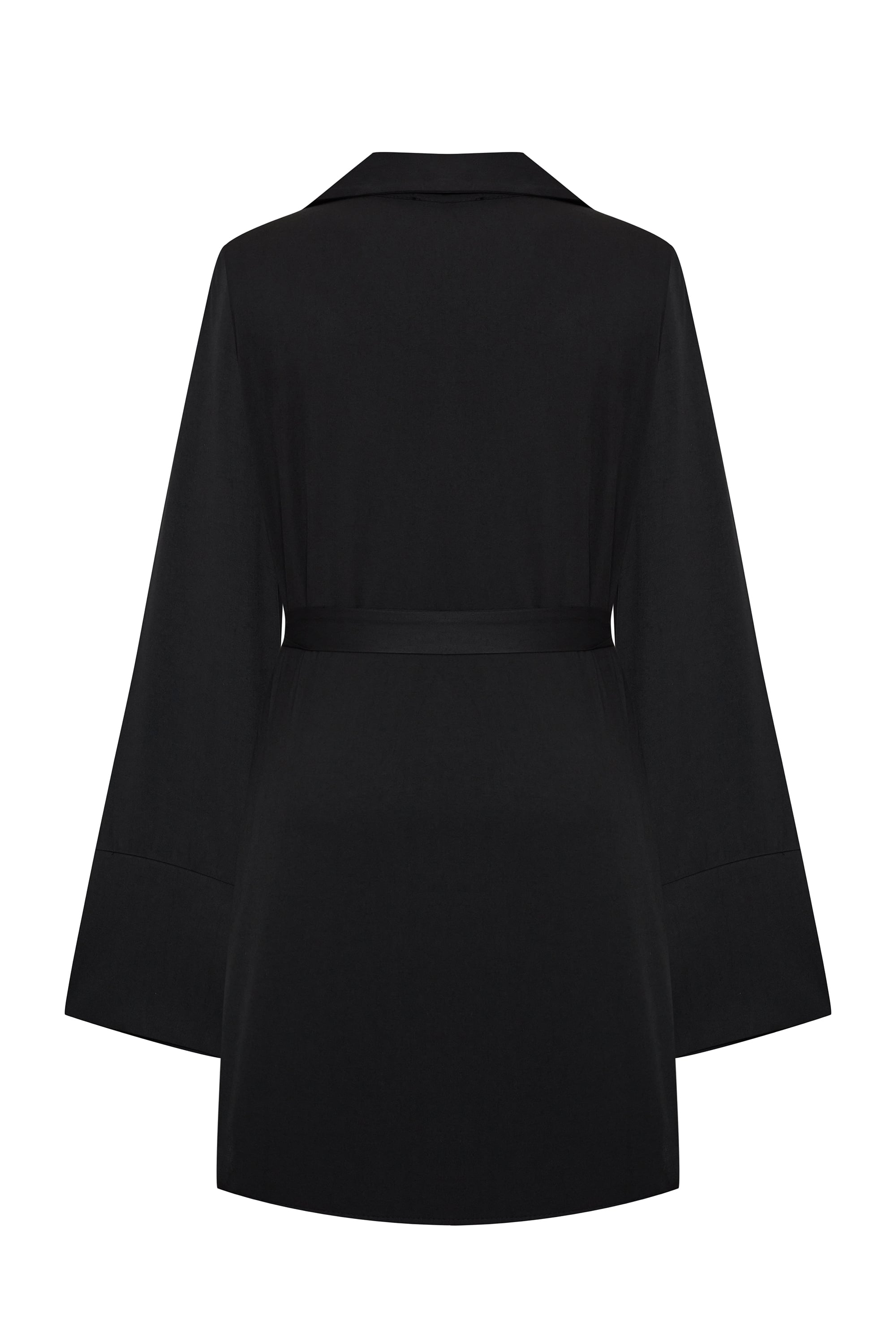 BAĞLAMA DETAYLI DÜĞMELİ MİDİ ELBİSE