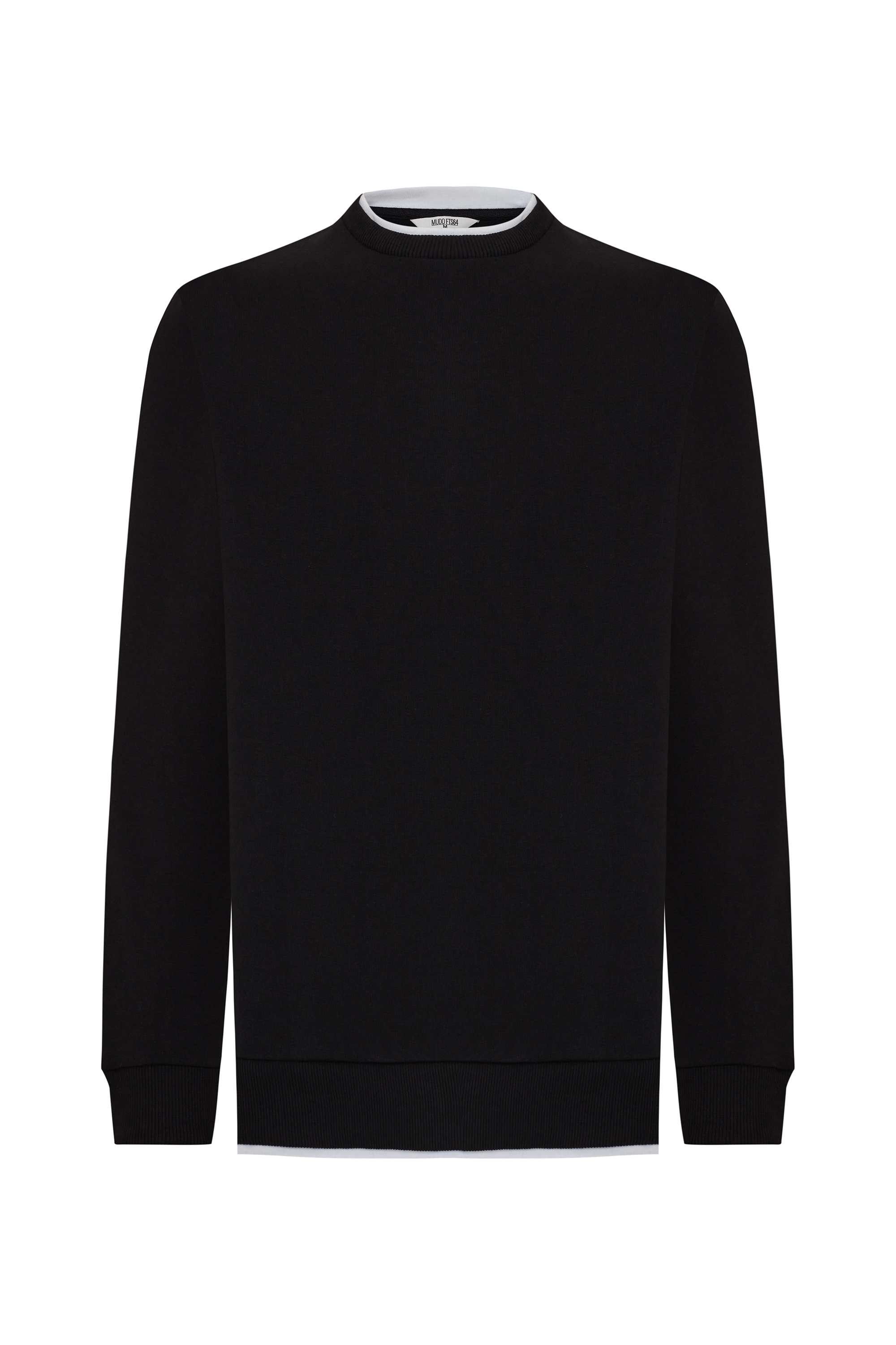 YAKA DETAYLI UZUN KOLLU SWEATSHIRT