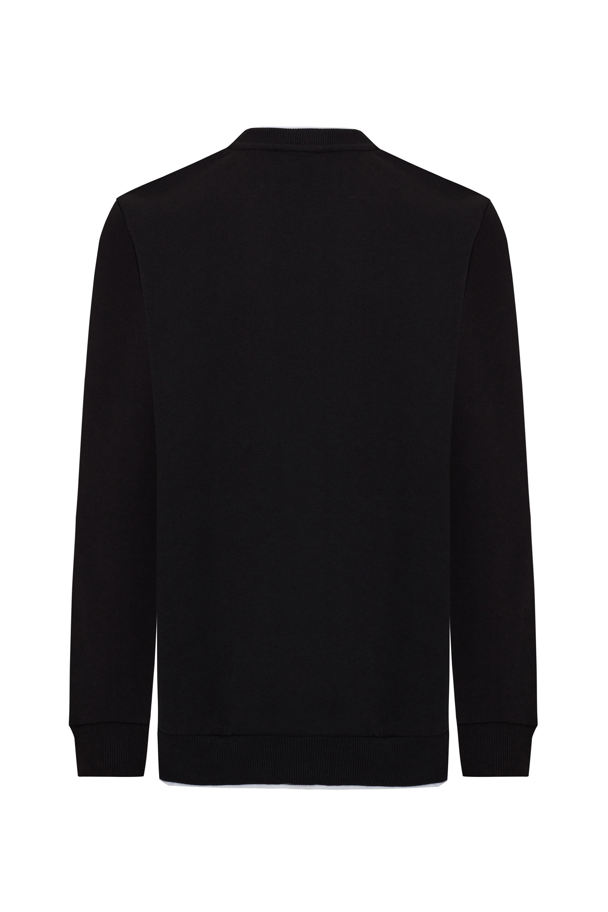 YAKA DETAYLI UZUN KOLLU SWEATSHIRT