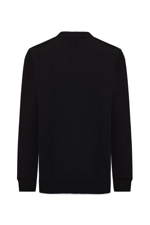  YAKA DETAYLI UZUN KOLLU SWEATSHIRT