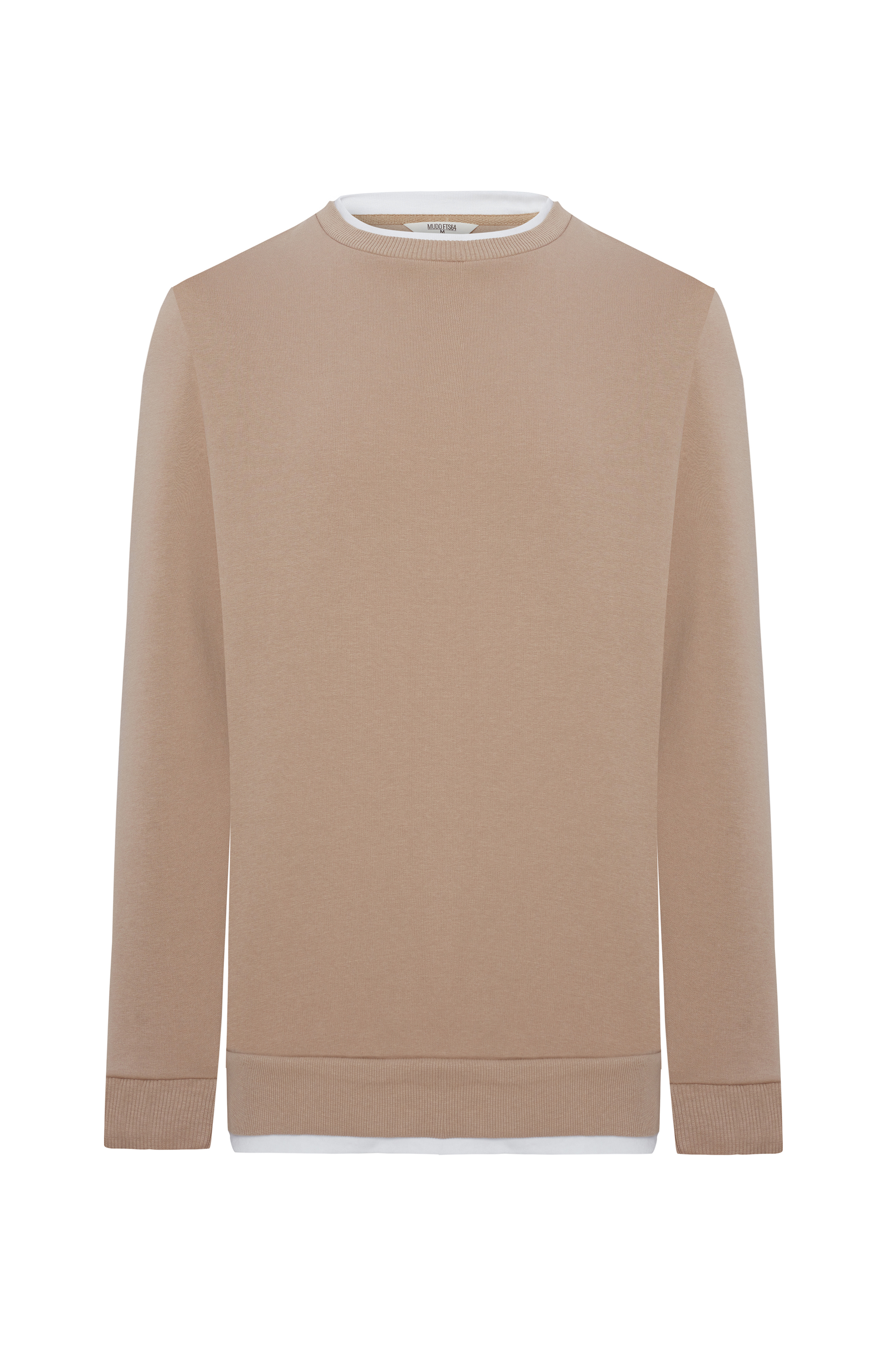 YAKA DETAYLI UZUN KOLLU SWEATSHIRT