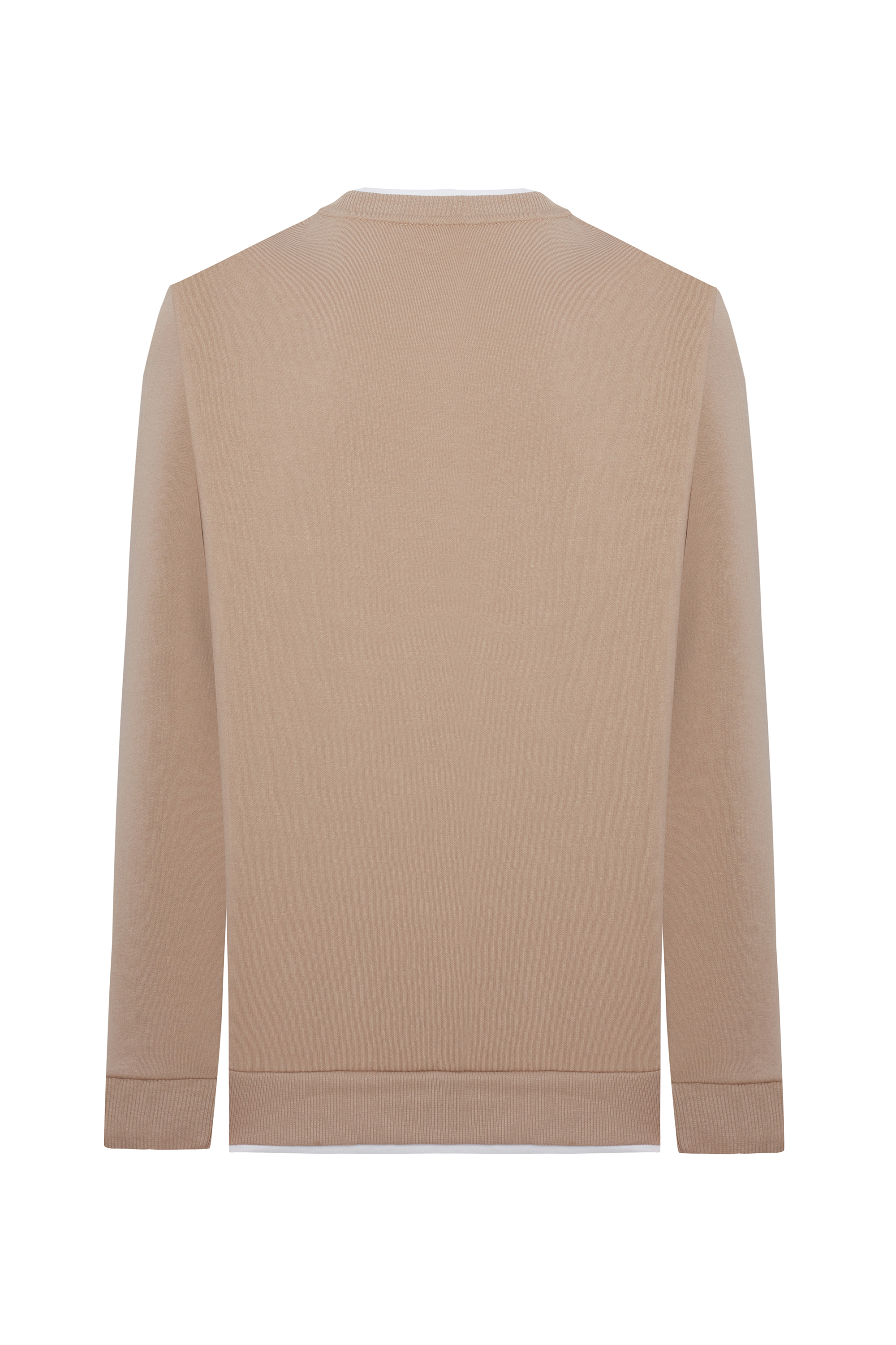 YAKA DETAYLI UZUN KOLLU SWEATSHIRT