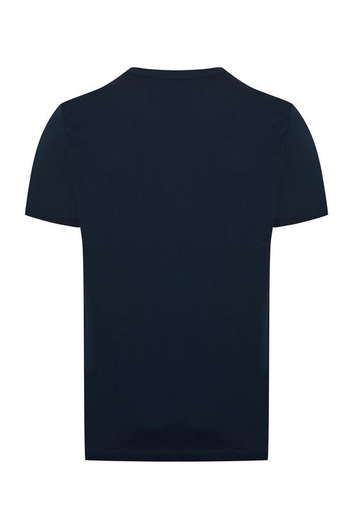  BASKILI BİSİKLET YAKA T-SHIRT