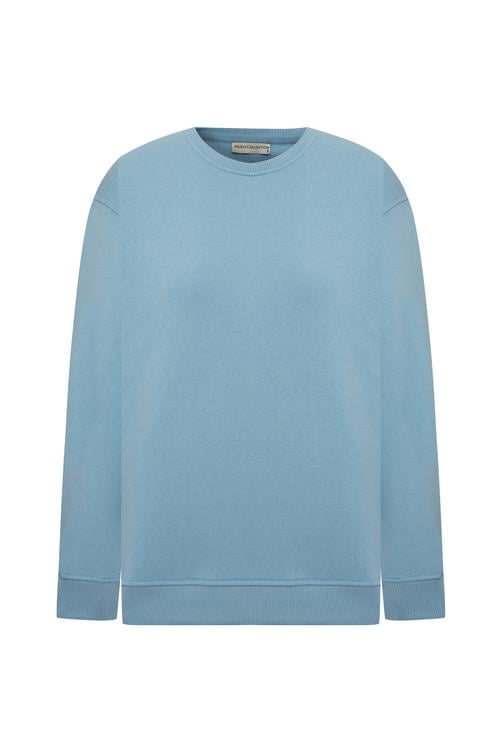  BİSİKLET YAKA UZUN KOLLU SWEATSHIRT