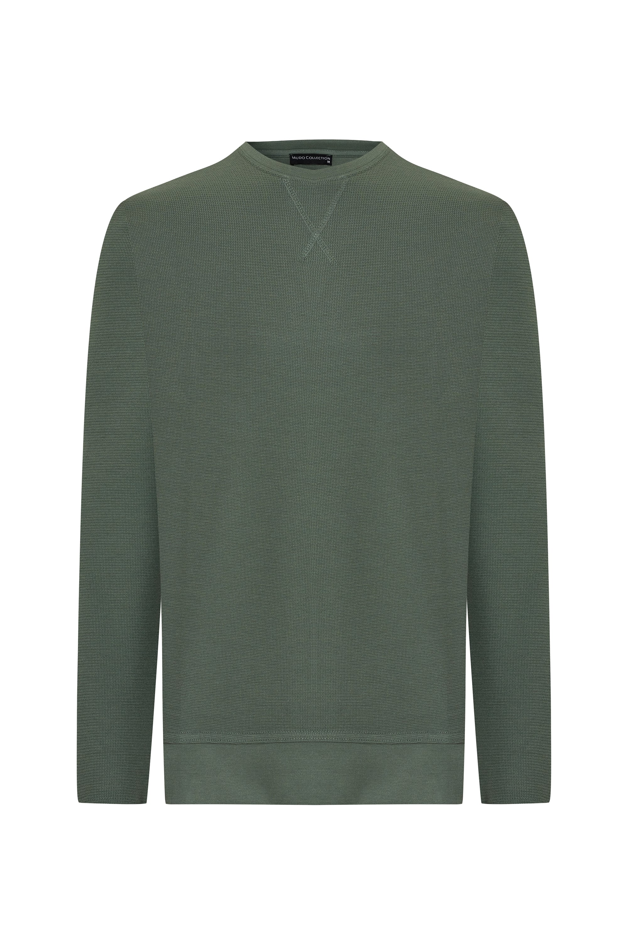 BİSİKLET YAKA UZUN KOLLU SWEATSHIRT