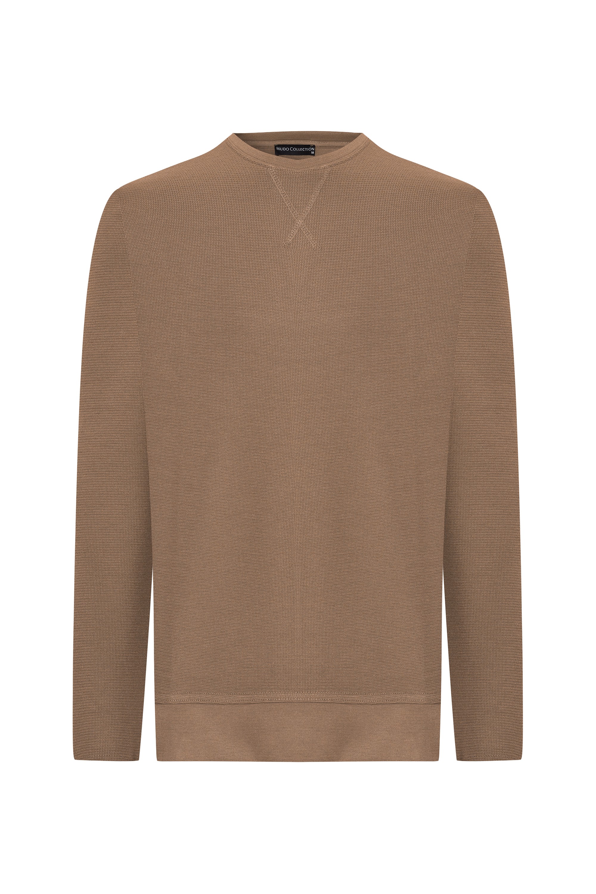 BİSİKLET YAKA UZUN KOLLU SWEATSHIRT