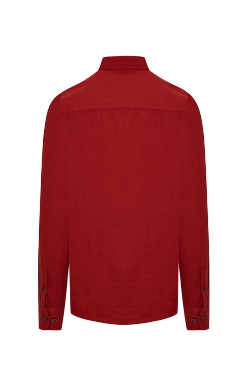  REGULAR FIT TEK CEPLİ UZUN KOLLU GÖMLEK