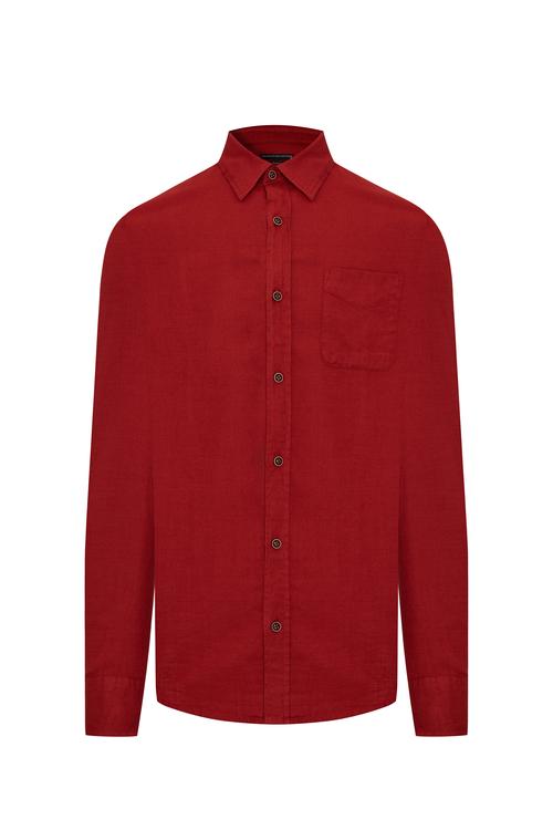  REGULAR FIT TEK CEPLİ UZUN KOLLU GÖMLEK