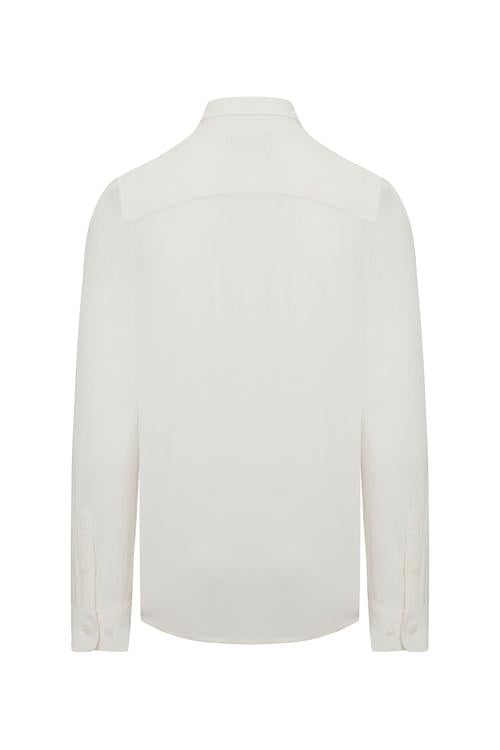  REGULAR FIT YAKASI DÜĞMELİ UZUN KOLLU GÖMLEK