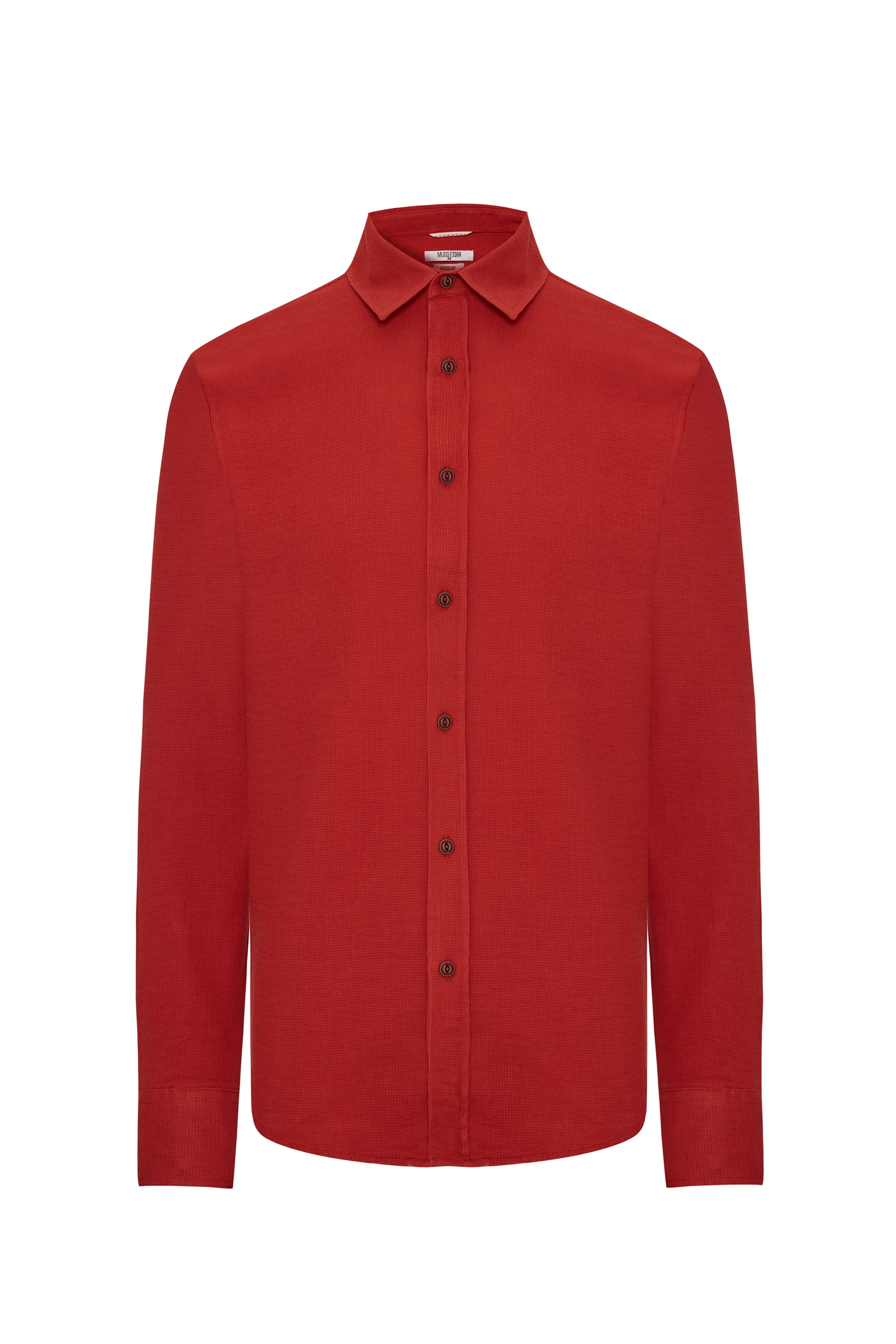 REGULAR FIT ARMÜRLÜ UZUN KOLLU GÖMLEK