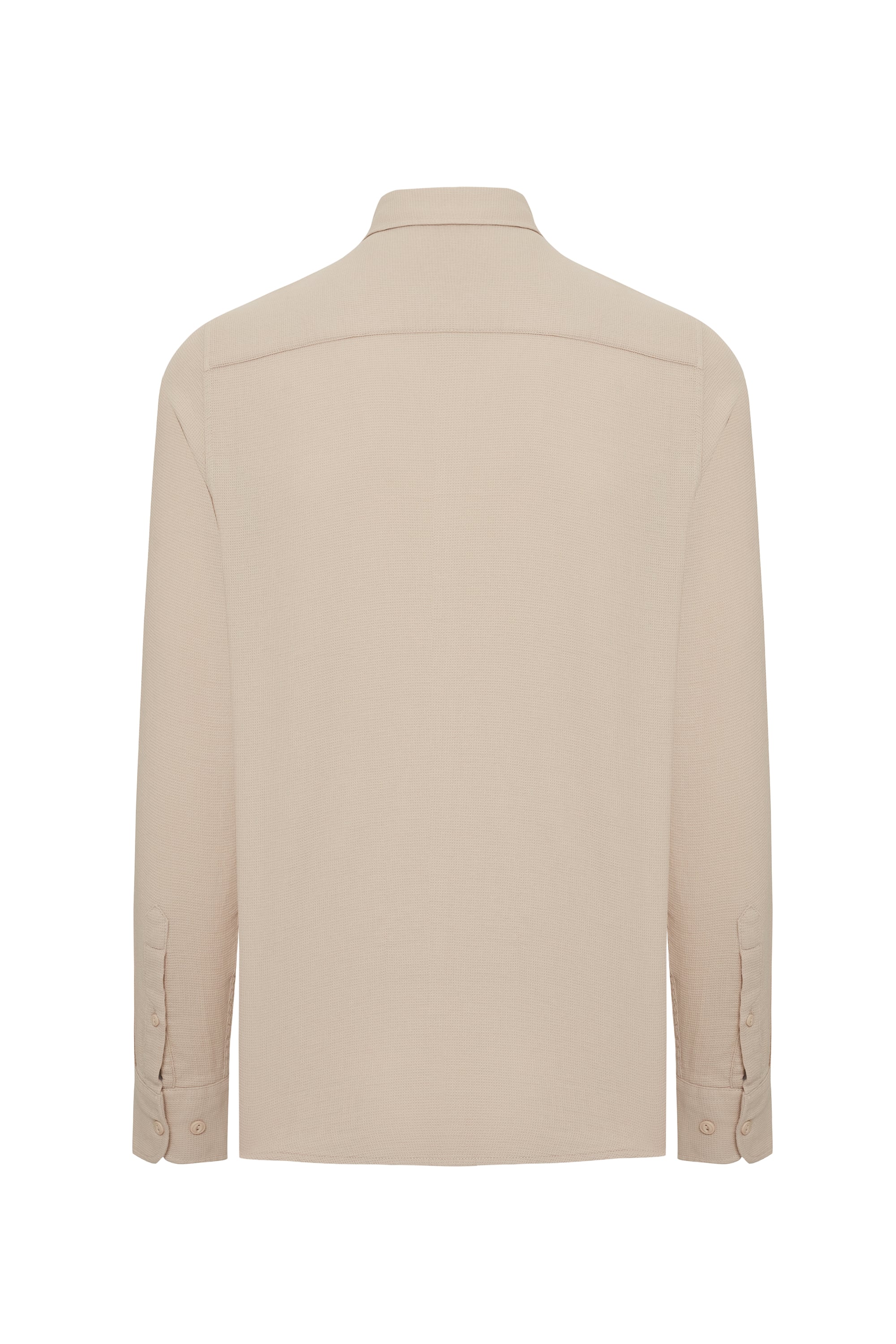 REGULAR FIT ARMÜRLÜ UZUN KOLLU GÖMLEK