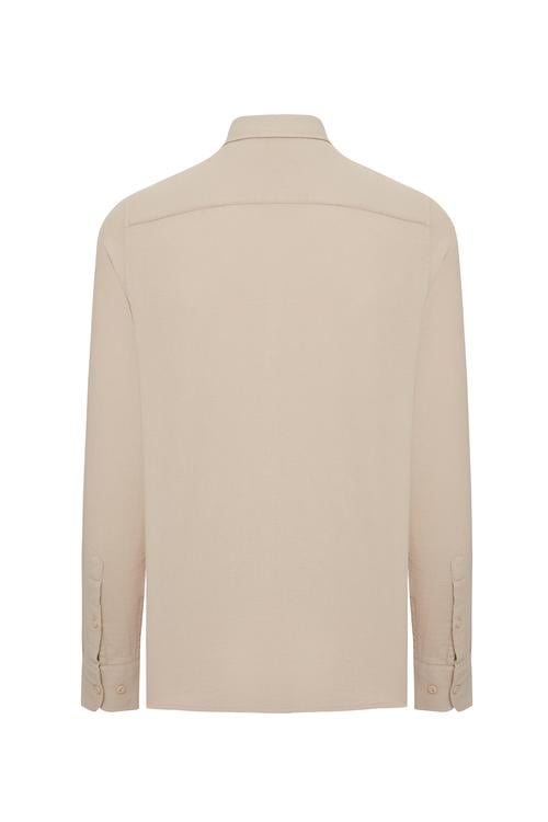 REGULAR FIT ARMÜRLÜ UZUN KOLLU GÖMLEK