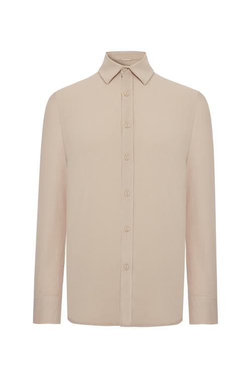 REGULAR FIT ARMÜRLÜ UZUN KOLLU GÖMLEK