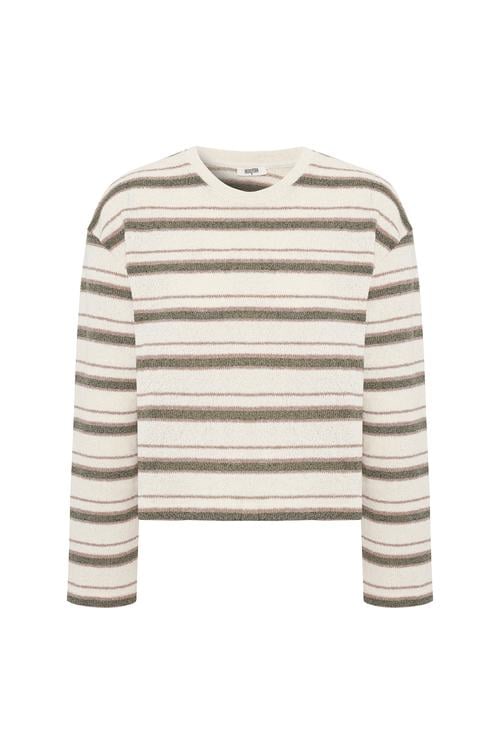  ÇİZGİLİ LOOSE FIT KAZAK