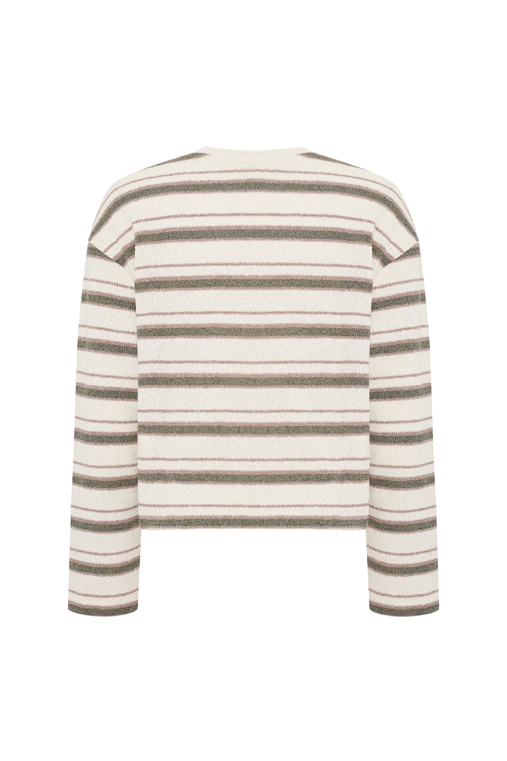 ÇİZGİLİ LOOSE FIT KAZAK