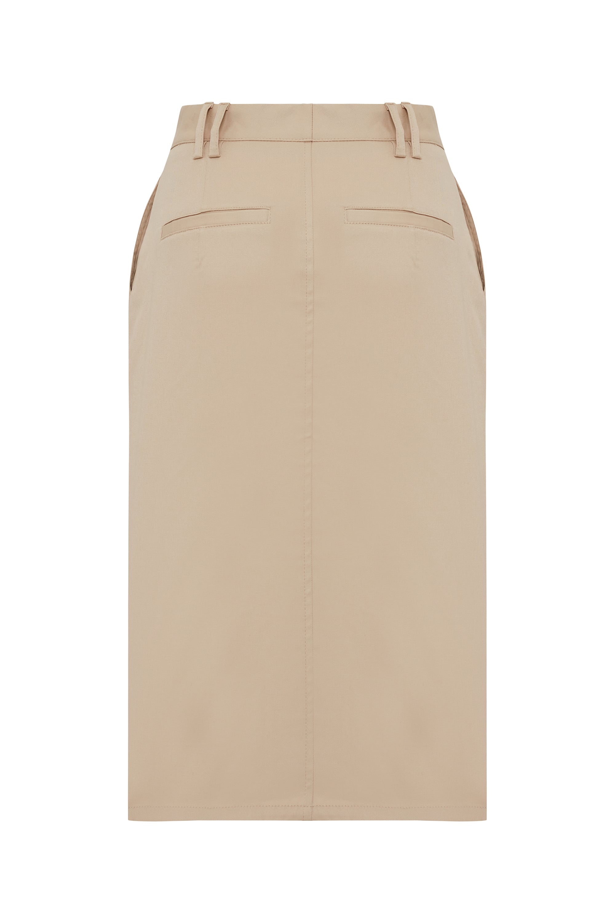 ÖNÜ YIRTMAÇLI MİDİ KALEM ETEK