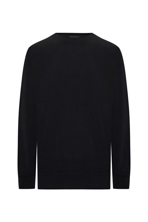 BİSİKLET YAKA MODAL KARIŞIMLI SWEATSHIRT