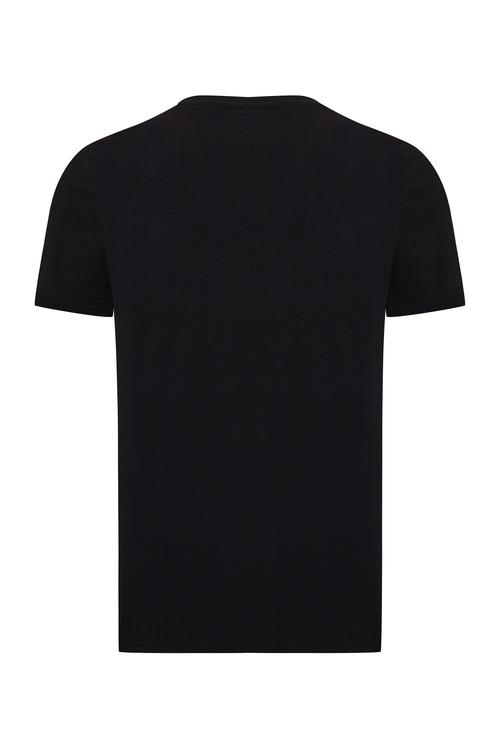  MARİN BASKILI BİSİKLET YAKA OVERSIZE T-SHIRT