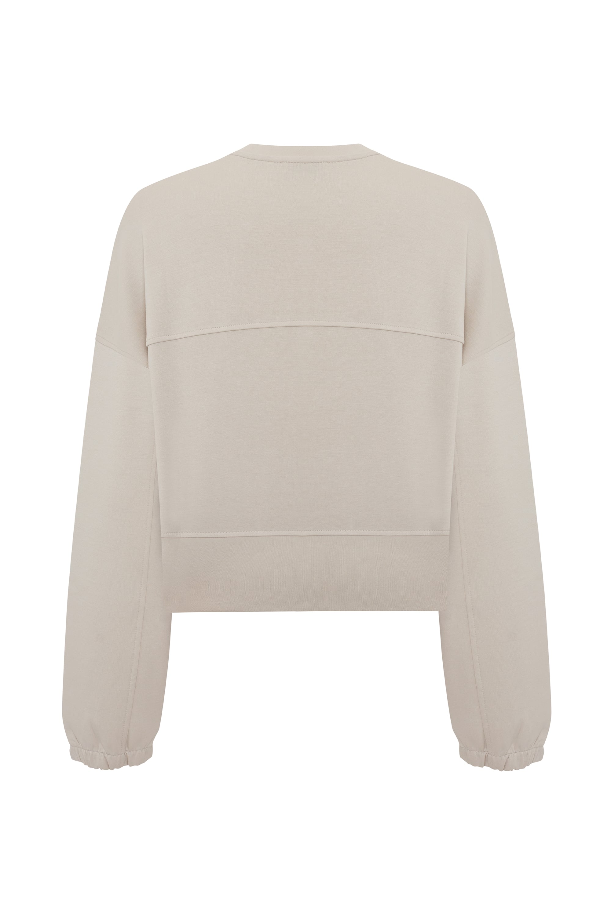 MODAL KARIŞIMLI BİSİKLET YAKA OVERSIZE SWEATSHIRT