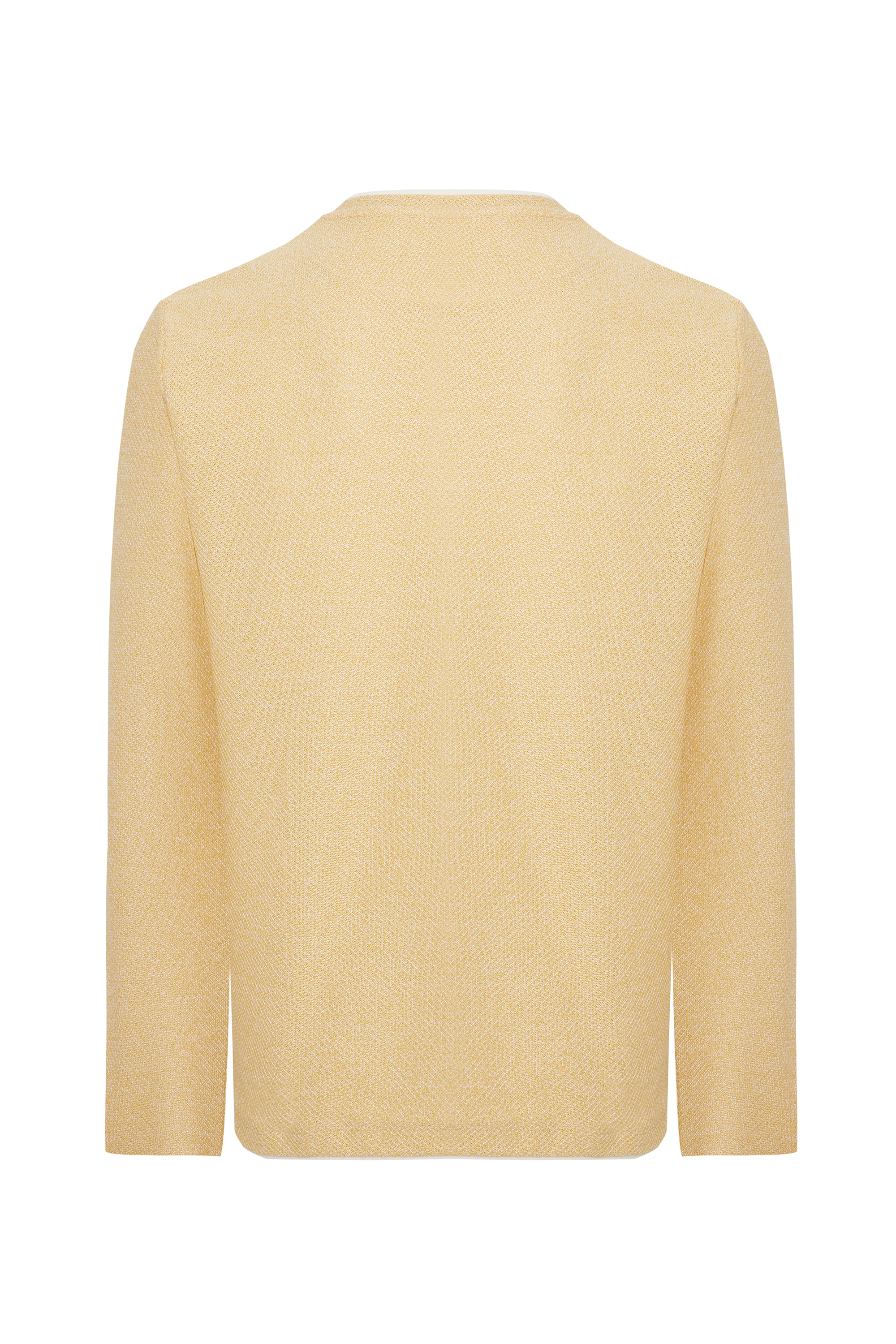 BİSİKLET YAKA TEKSTÜRLÜ KAZAK