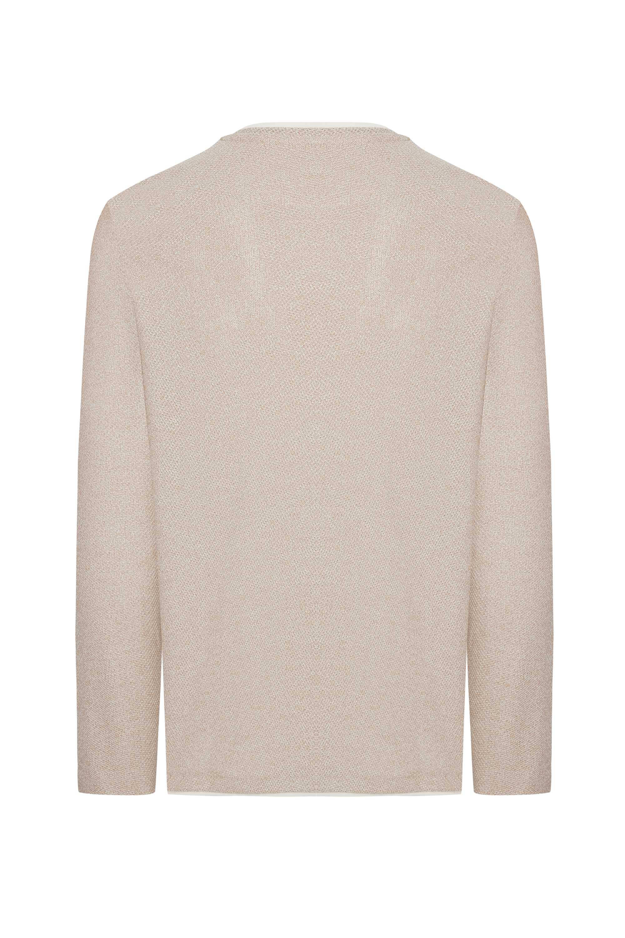 BİSİKLET YAKA TEKSTÜRLÜ KAZAK