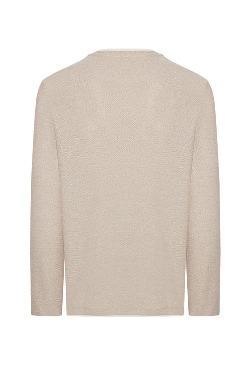  BİSİKLET YAKA TEKSTÜRLÜ KAZAK