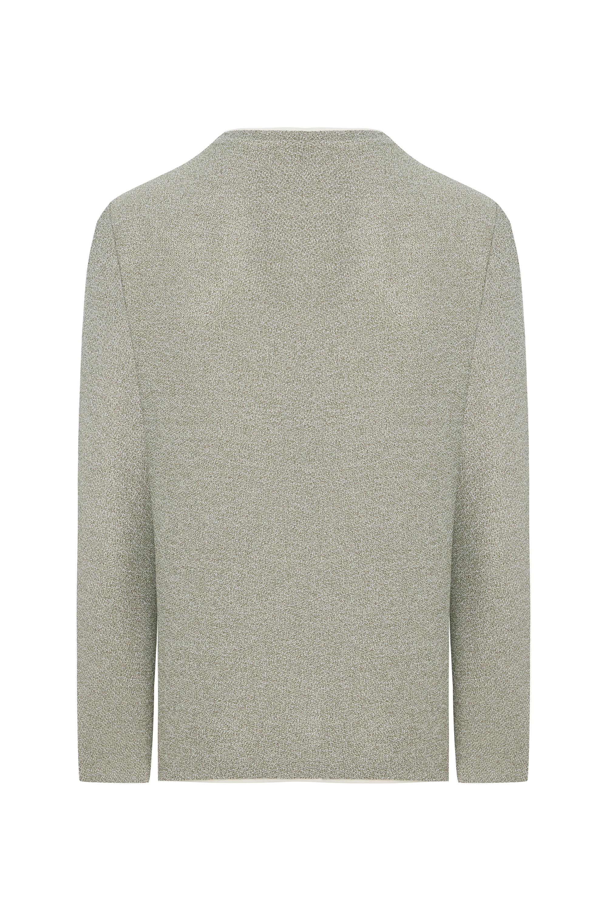 BİSİKLET YAKA TEKSTÜRLÜ KAZAK