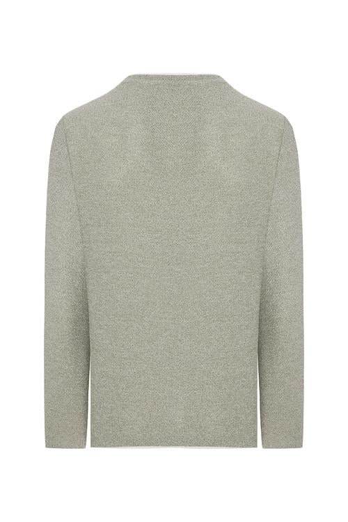  BİSİKLET YAKA TEKSTÜRLÜ KAZAK