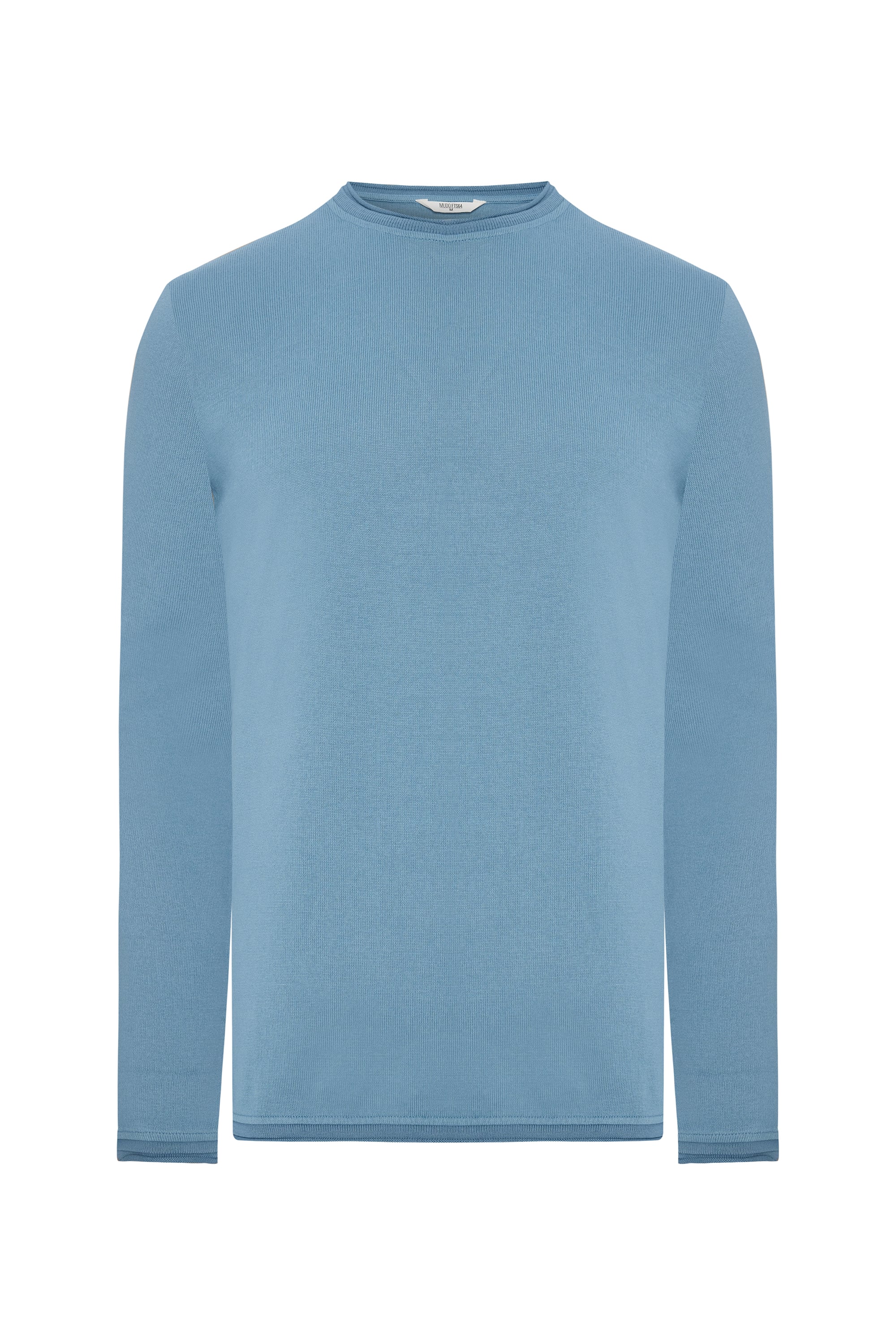 BİSİKLET YAKA UZUN KOLLU KAZAK