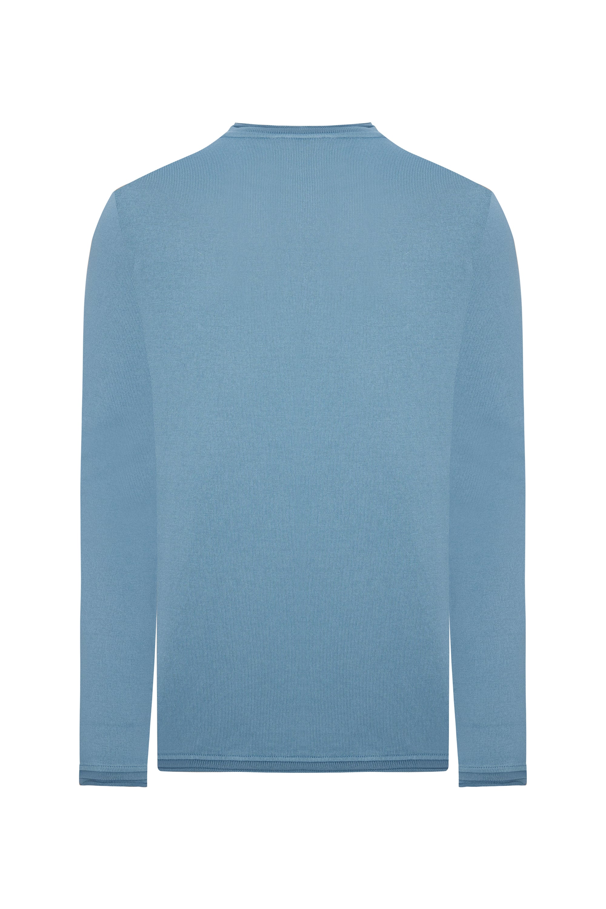 BİSİKLET YAKA UZUN KOLLU KAZAK