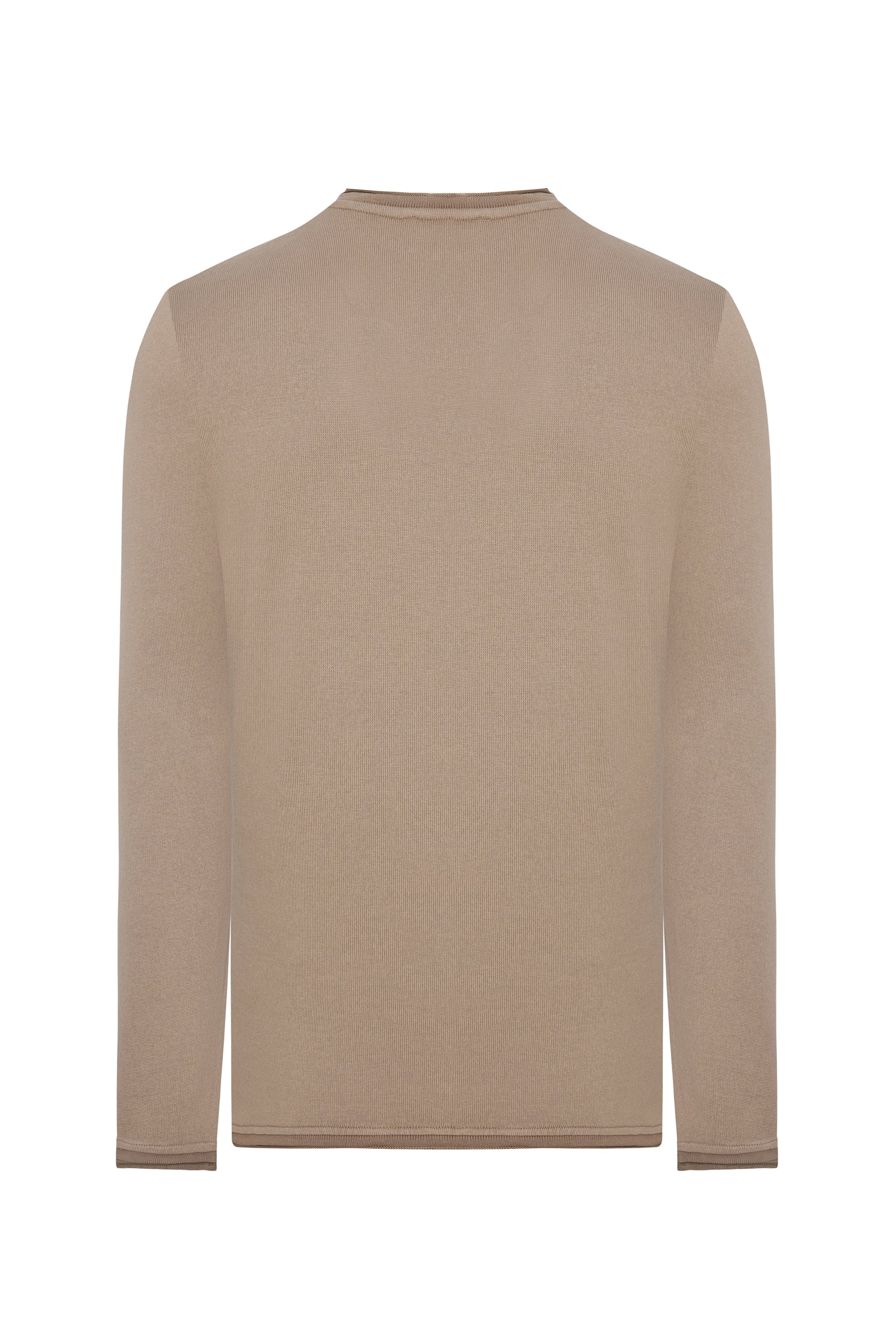 BİSİKLET YAKA UZUN KOLLU KAZAK