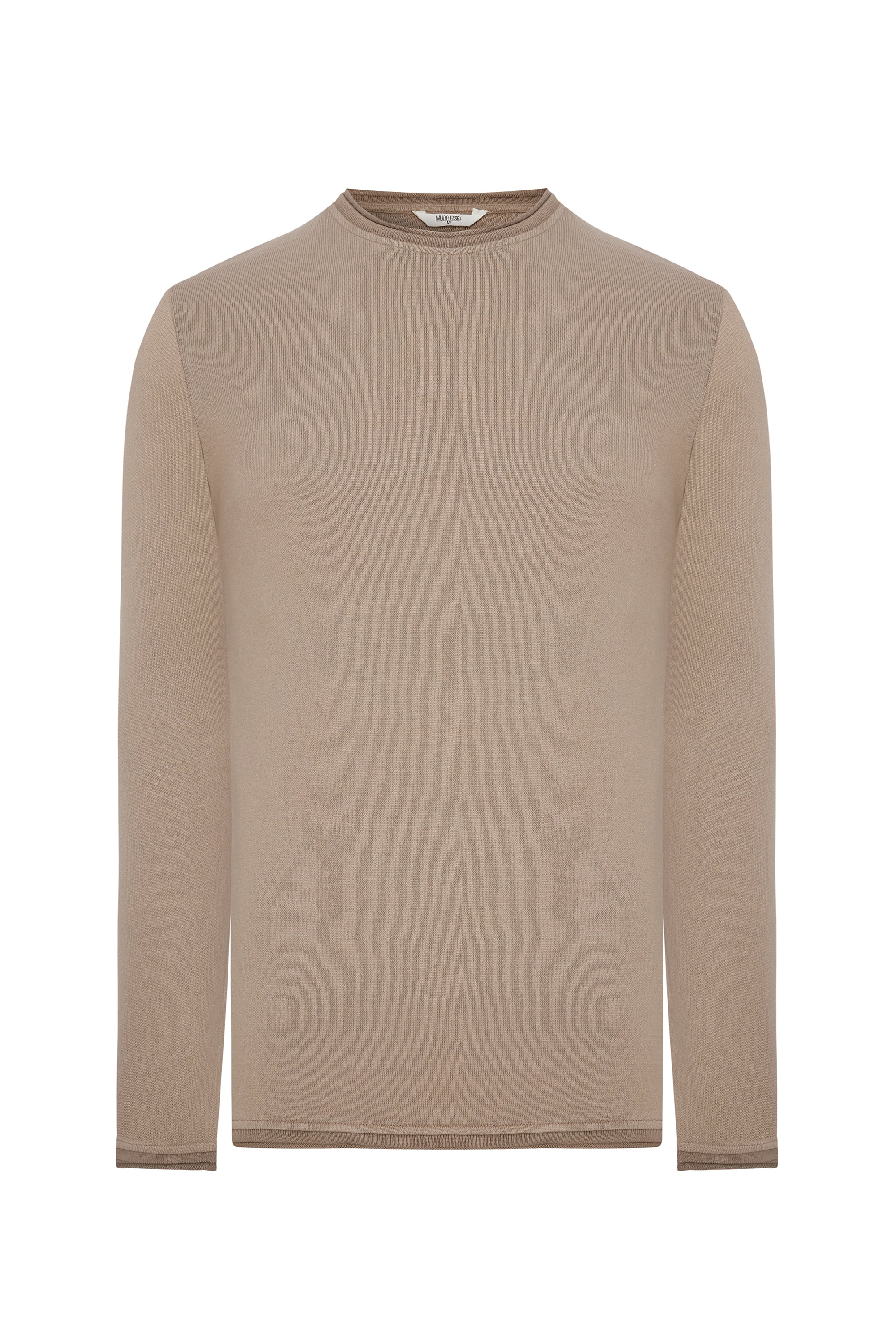 BİSİKLET YAKA UZUN KOLLU KAZAK