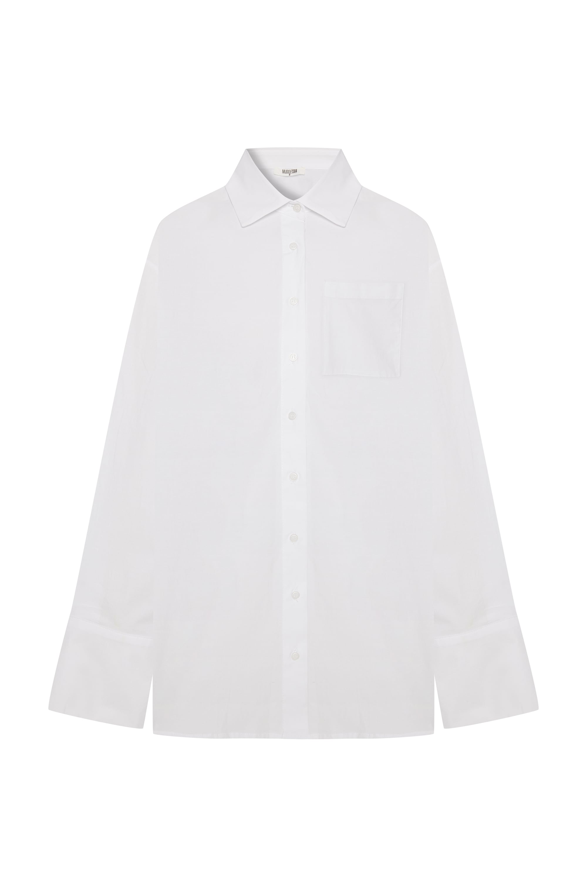 TEK CEPLİ OVERSIZE UZUN KOLLU GÖMLEK