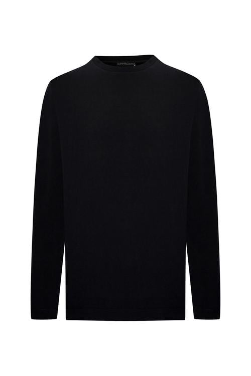 REGULAR FIT BİSİKLET YAKA KAZAK